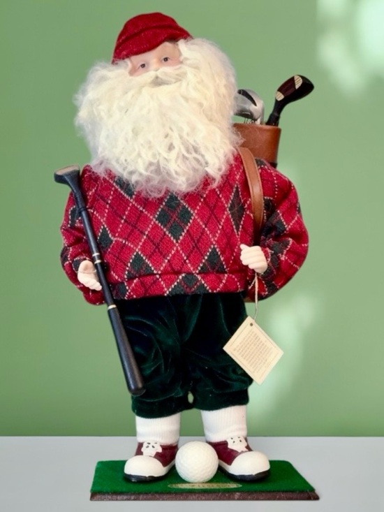 Department 56 Other - Vintage Dept 56 Limited Edition 2004 Old World Collection Santa Golfer
